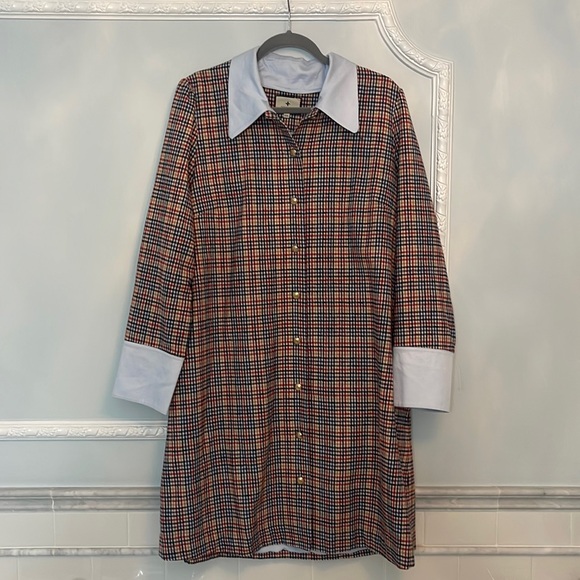 Tuckernuck Tuckernuck Cambridge Check Twiggy plaid dress XXXL - Picture 1 of 3